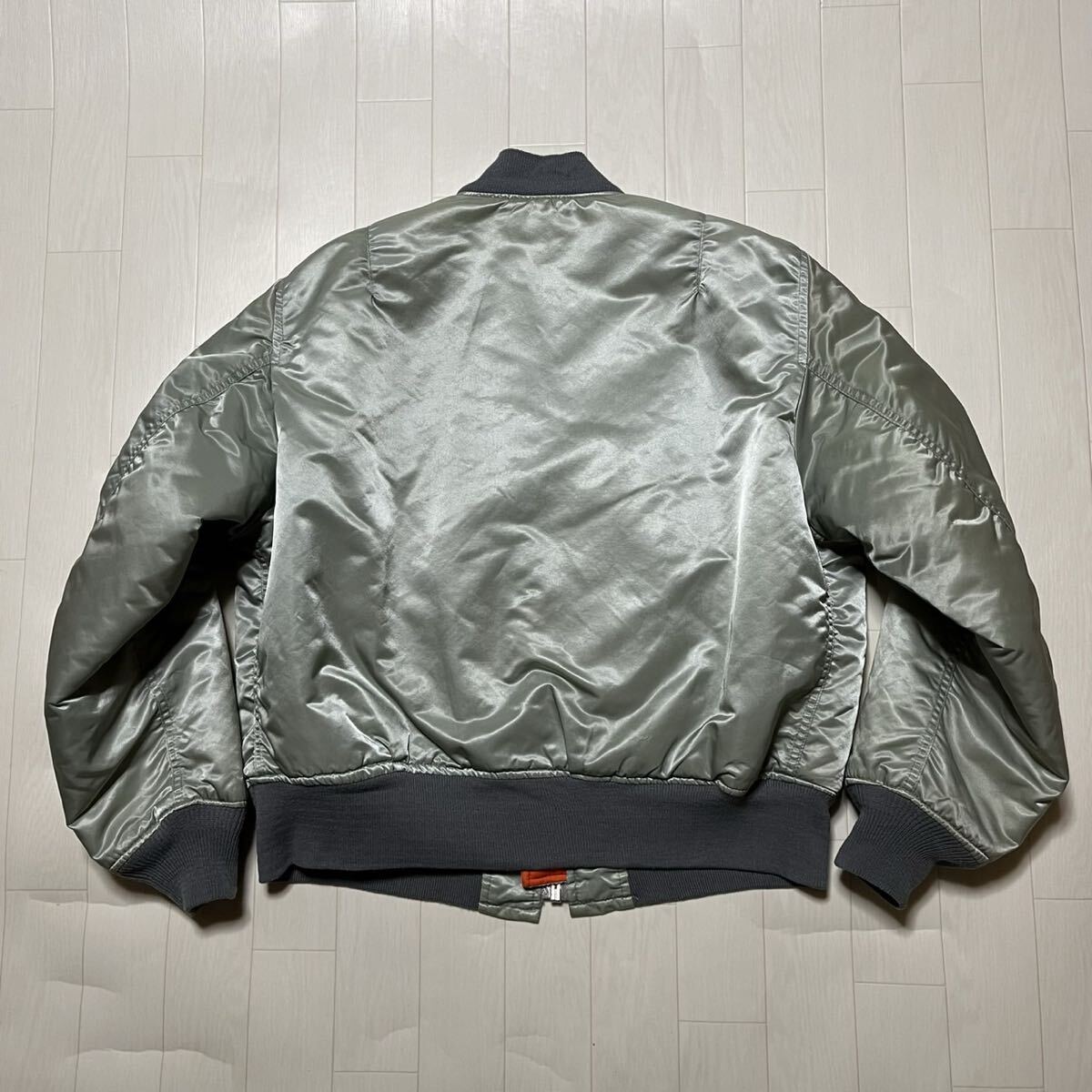 CORINTH MFG コリンス MA1 フライトジャケット ミリタリー サイズL USA製 IDEAL 80's 90's ヴィンテージ ビンテージ ンテージ アメリカ製_画像2