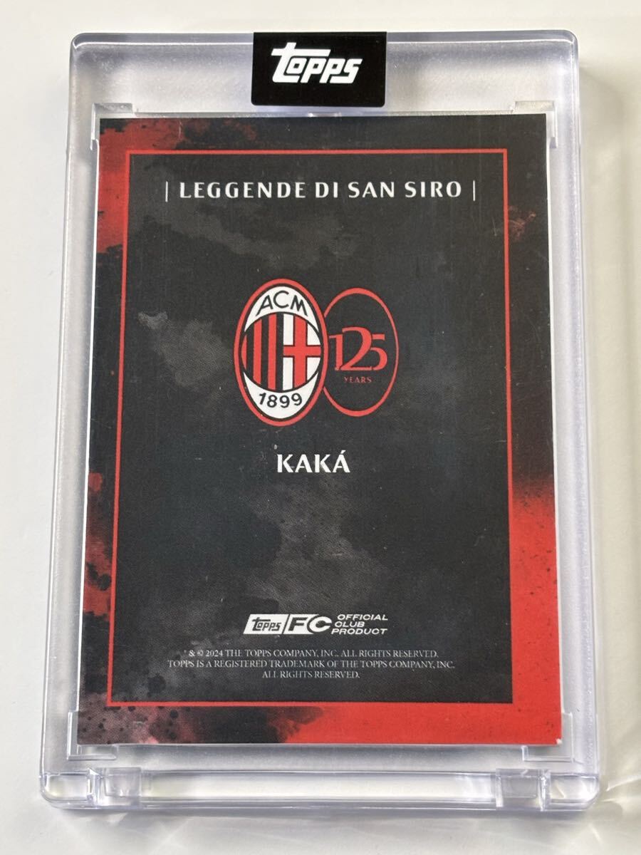 カカ【10枚限定 直筆サイン】Topps AC Milan 125 Anniversario Kaka Auto /10 ACミラン Autograph_画像2