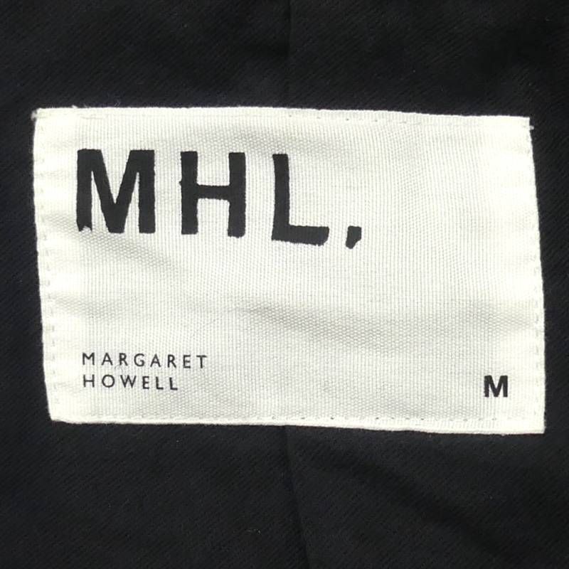 即決★MARGARET HOWELL★メンズ M ダッフルコート マーガレットハウエル 黒 ウール フーデッドコート ロングコート 通勤 ジャケット 通学_画像6