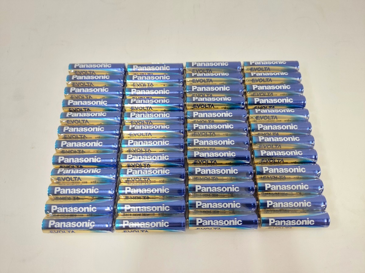 ★新品 パナソニック Panasonic 単4形 アルカリ乾電池 EVOLTA/エボルタ 48本セット 4パック×12ヶ 大量 まとめて 長持ち電池★_画像1
