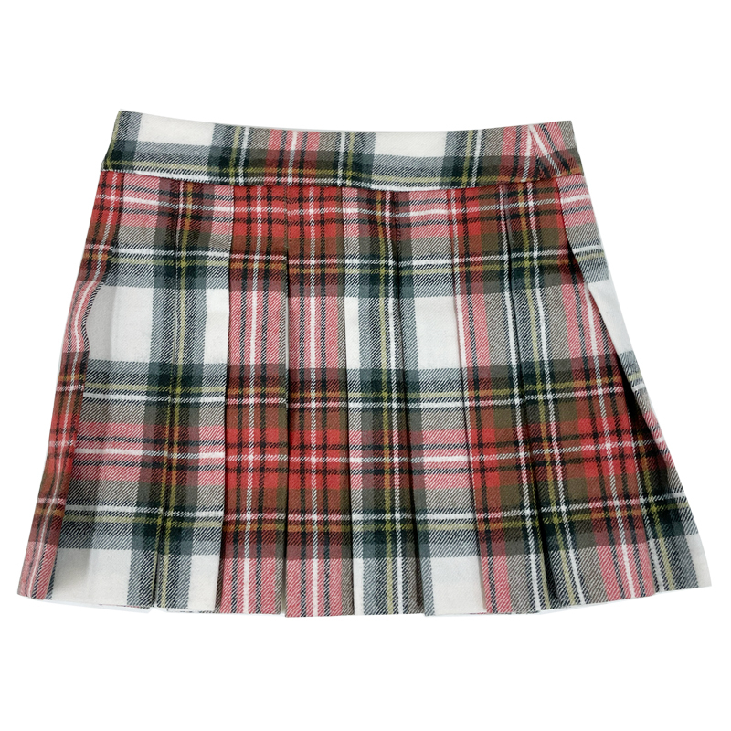 Bonpoint Bonpoint новый товар outlet 6A/120 cm проверка юбка W04GSKW00005 451A девочка женщина ребенок Junior параллель импортные товары 