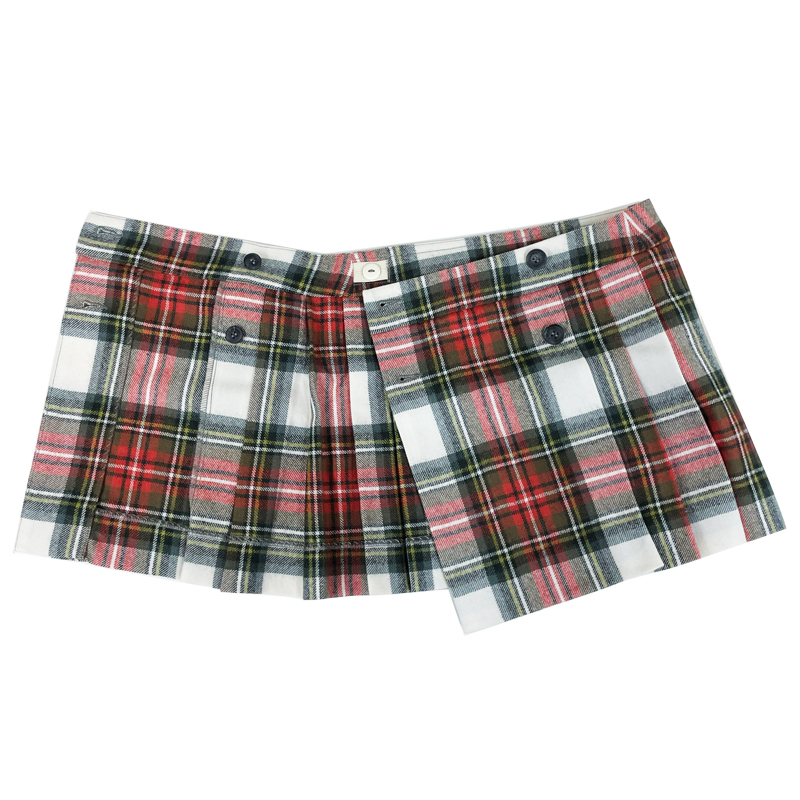 Bonpoint Bonpoint новый товар outlet 6A/120 cm проверка юбка W04GSKW00005 451A девочка женщина ребенок Junior параллель импортные товары 