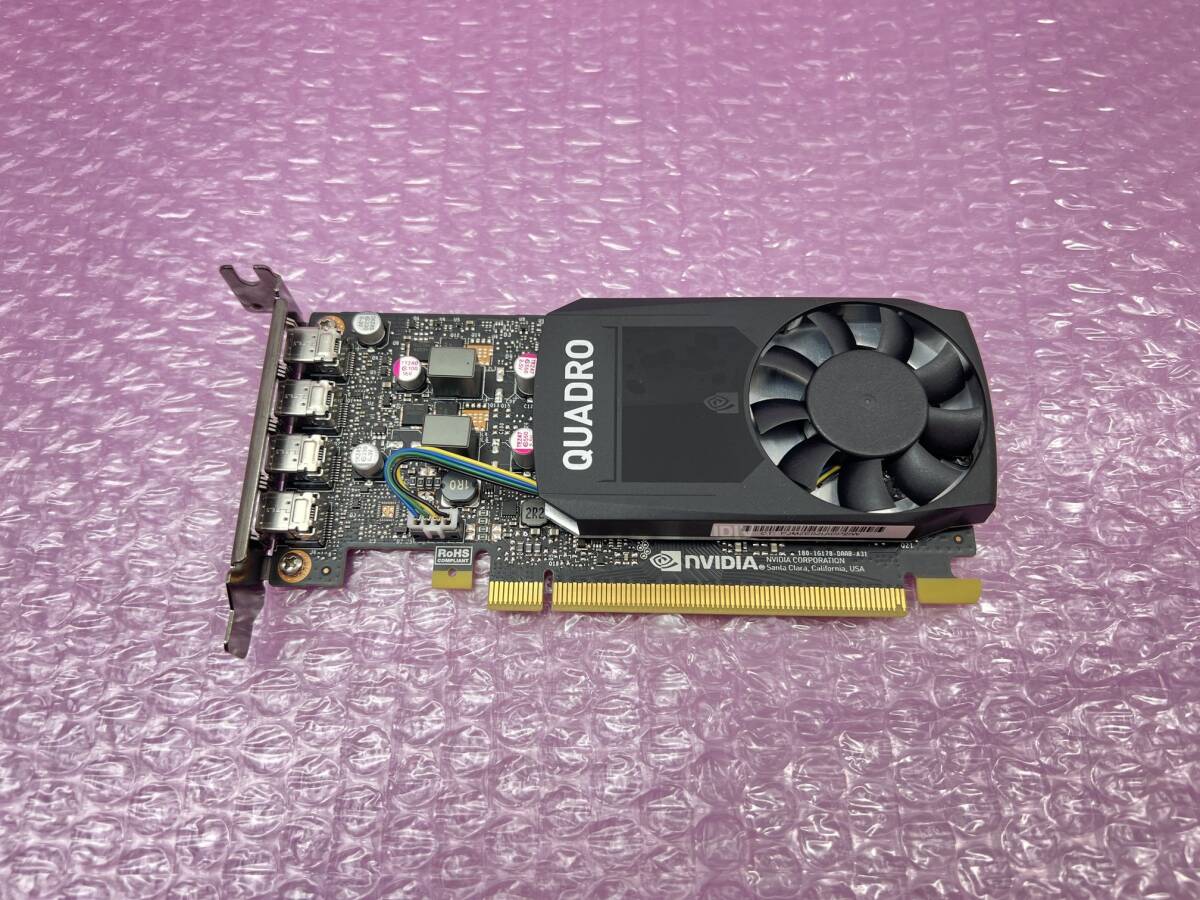 #800088 NVIDIA Quadro P620 (2GB GDDR5 SDRAM /PCI Express 3.0 x16接続) ※動作確認済※ ※ロープロファイルブラケット※_画像1