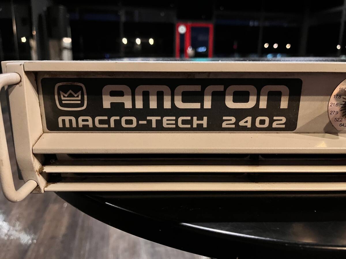 AMCRONamk long MACRO-TECH 2402 усилитель мощности 