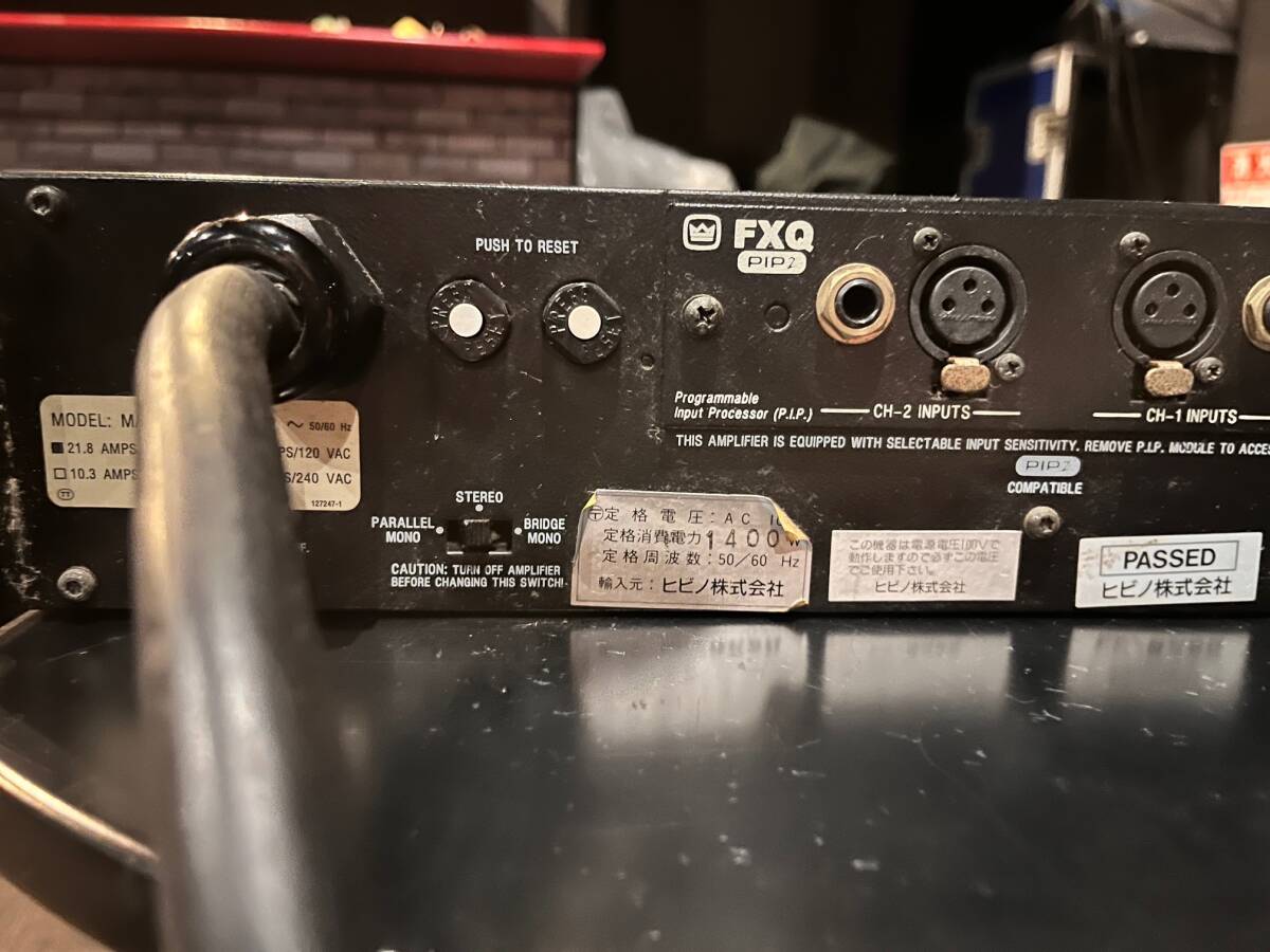 AMCRONamk long MACRO-TECH 2402 усилитель мощности 