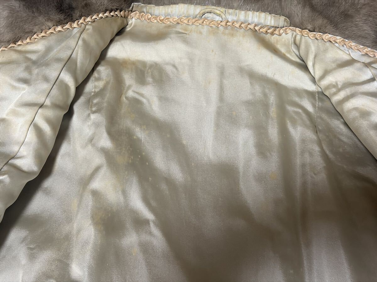 ☆☆リアルミンクのコート.15.シルバーグレー系☆☆_画像2