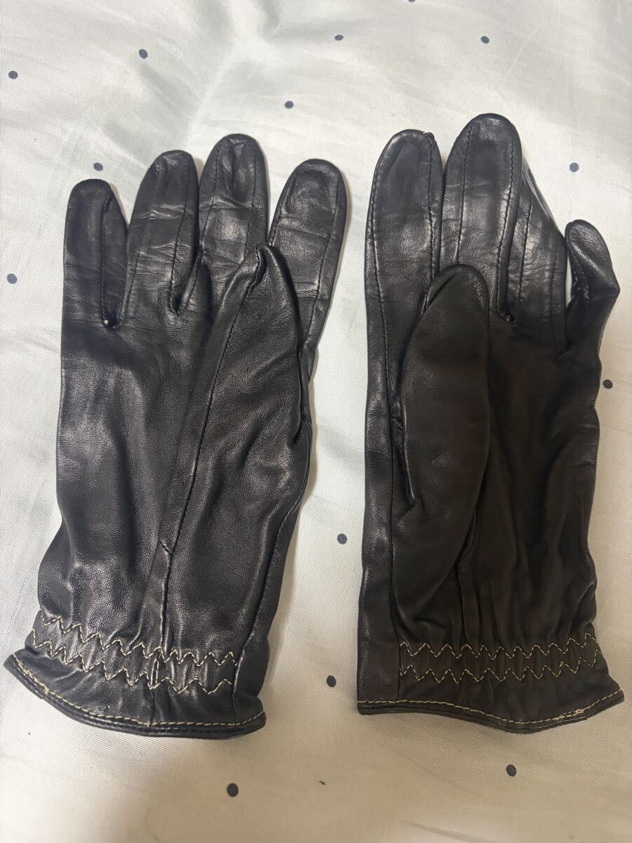 ☆☆本革カーフの手袋.ブラック☆☆_画像2