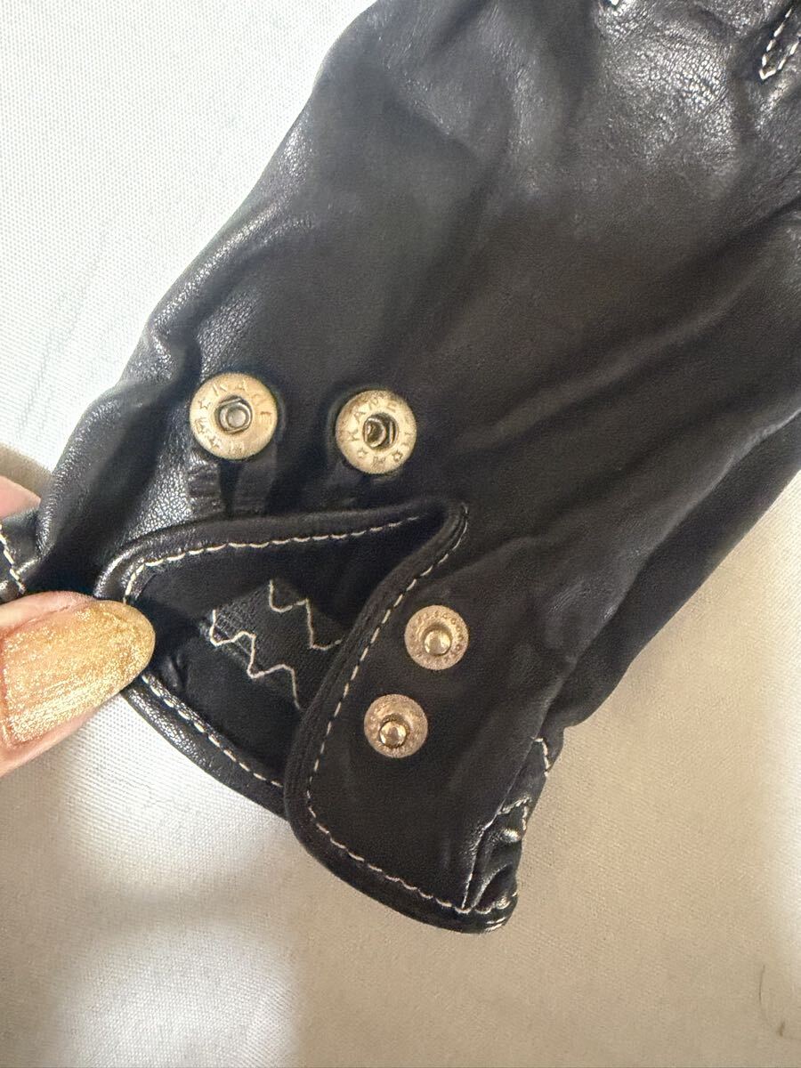 ☆☆本革カーフの手袋.ブラック☆☆_画像3