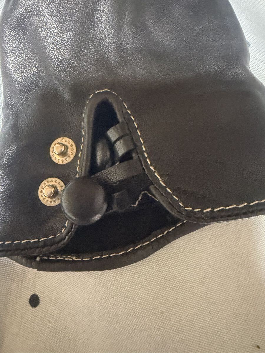 ☆☆本革カーフの手袋.ブラック☆☆_画像4