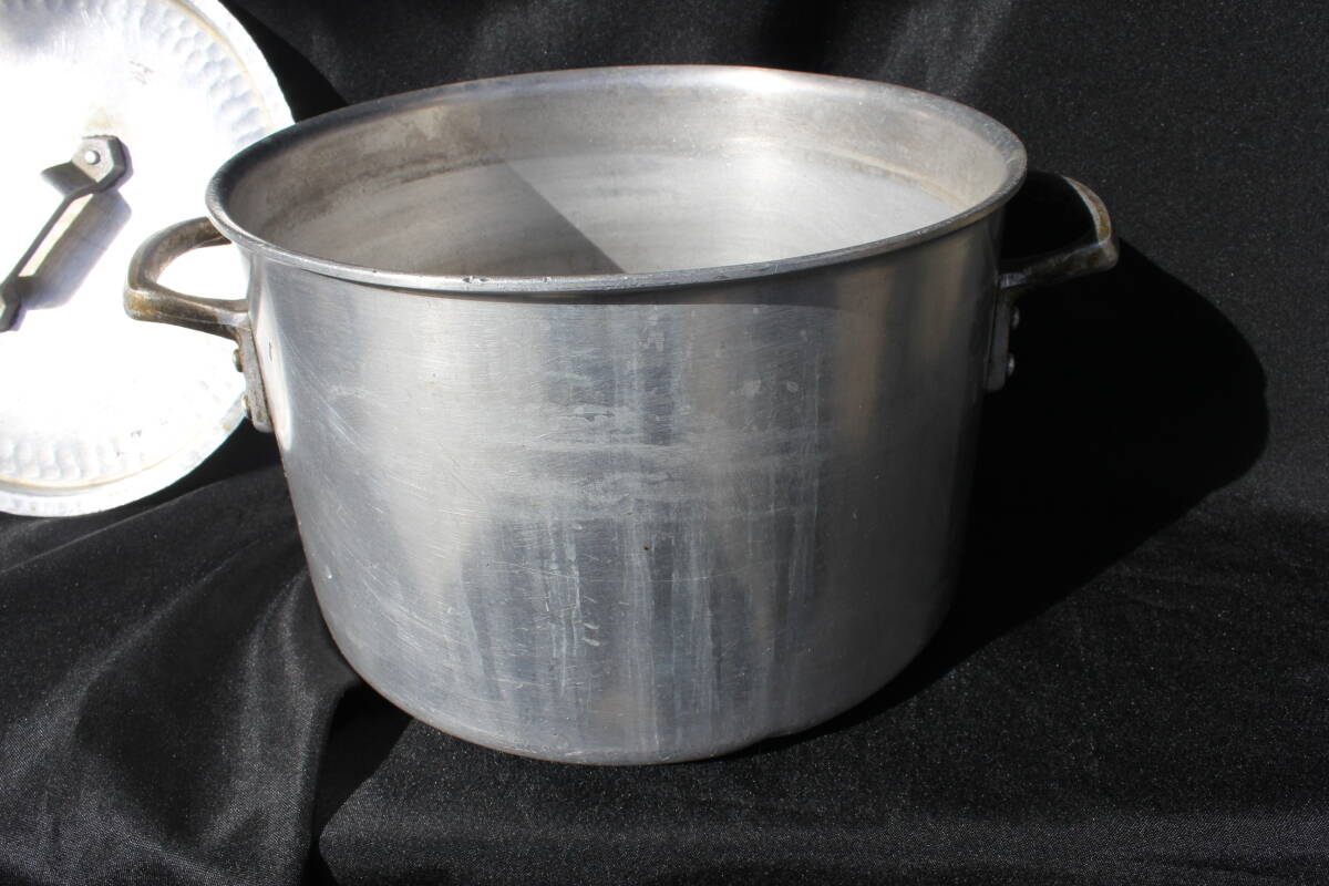  для бизнеса красный o aluminium AKAO красный oDON твердость алюминиевый большая кастрюля для бульона 30cm половина размер туловище AS3905 DON серии крышка есть газ огонь специальный 