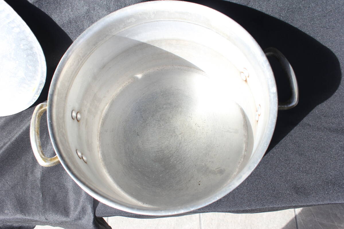  для бизнеса красный o aluminium AKAO красный oDON твердость алюминиевый большая кастрюля для бульона 30cm половина размер туловище AS3905 DON серии крышка есть газ огонь специальный 