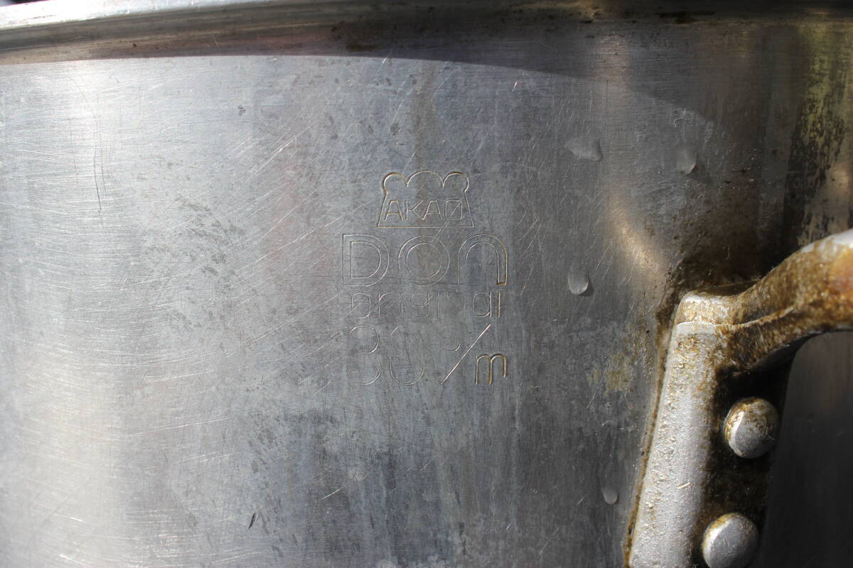  для бизнеса красный o aluminium AKAO красный oDON твердость алюминиевый большая кастрюля для бульона 30cm половина размер туловище AS3905 DON серии крышка есть газ огонь специальный 