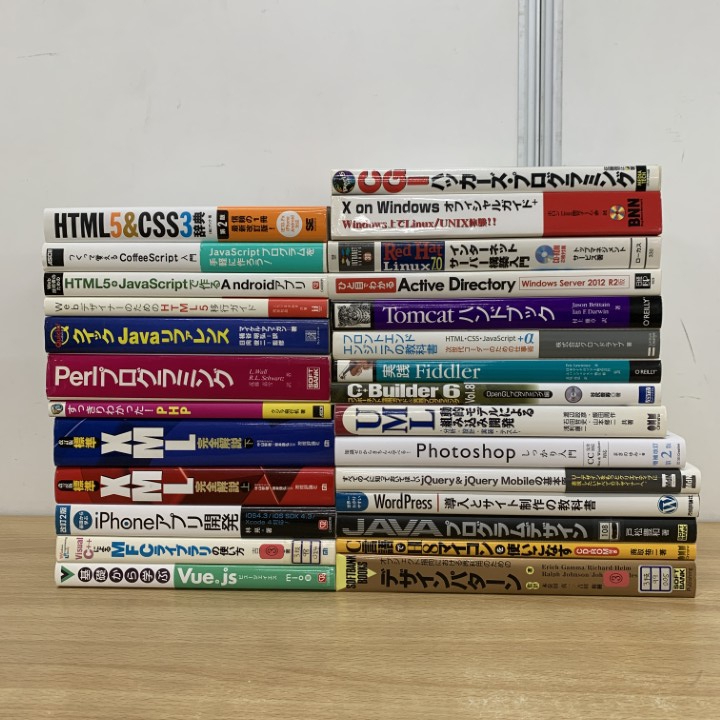 #01)[1 пункт ограничение!]Web дизайн и т.п. IT* программирование. книга@ продажа комплектом примерно 25 шт. комплект / сервер сооружение /JAVA/XML/ Appli разработка /C язык /B