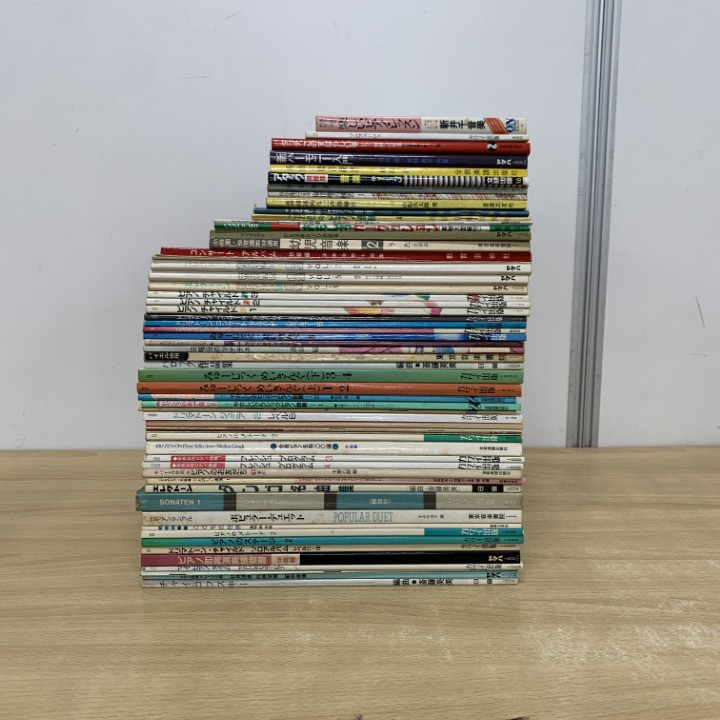 ■01)【1点限り!】子ども用のピアノ楽譜など まとめ売り約55冊セット/エレクトーン/ヤマハ/カワイ/バーナム/レッスン/オルガン/連弾/B_画像1
