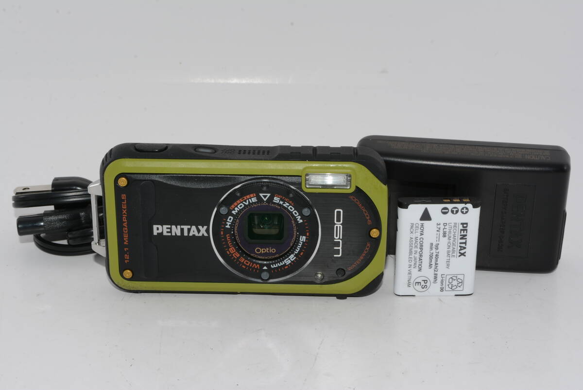 【外観特上級】ペンタックス PENTAX Optio W90 ピスタチオグリーン　#j11354_画像6