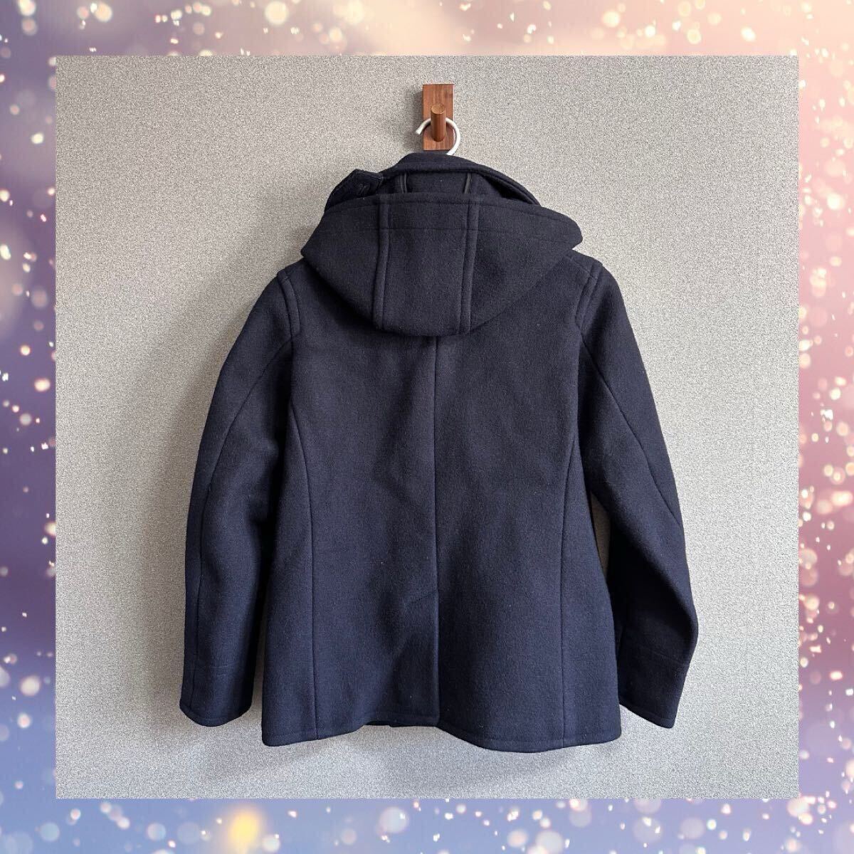 【美品】ORCIVAL オーシバル ピーコート サイズ16 ネイビー メルトンウール_画像2