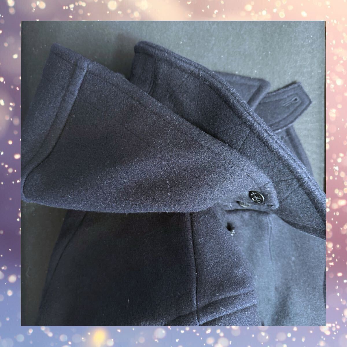 【美品】ORCIVAL オーシバル ピーコート サイズ16 ネイビー メルトンウール_画像6