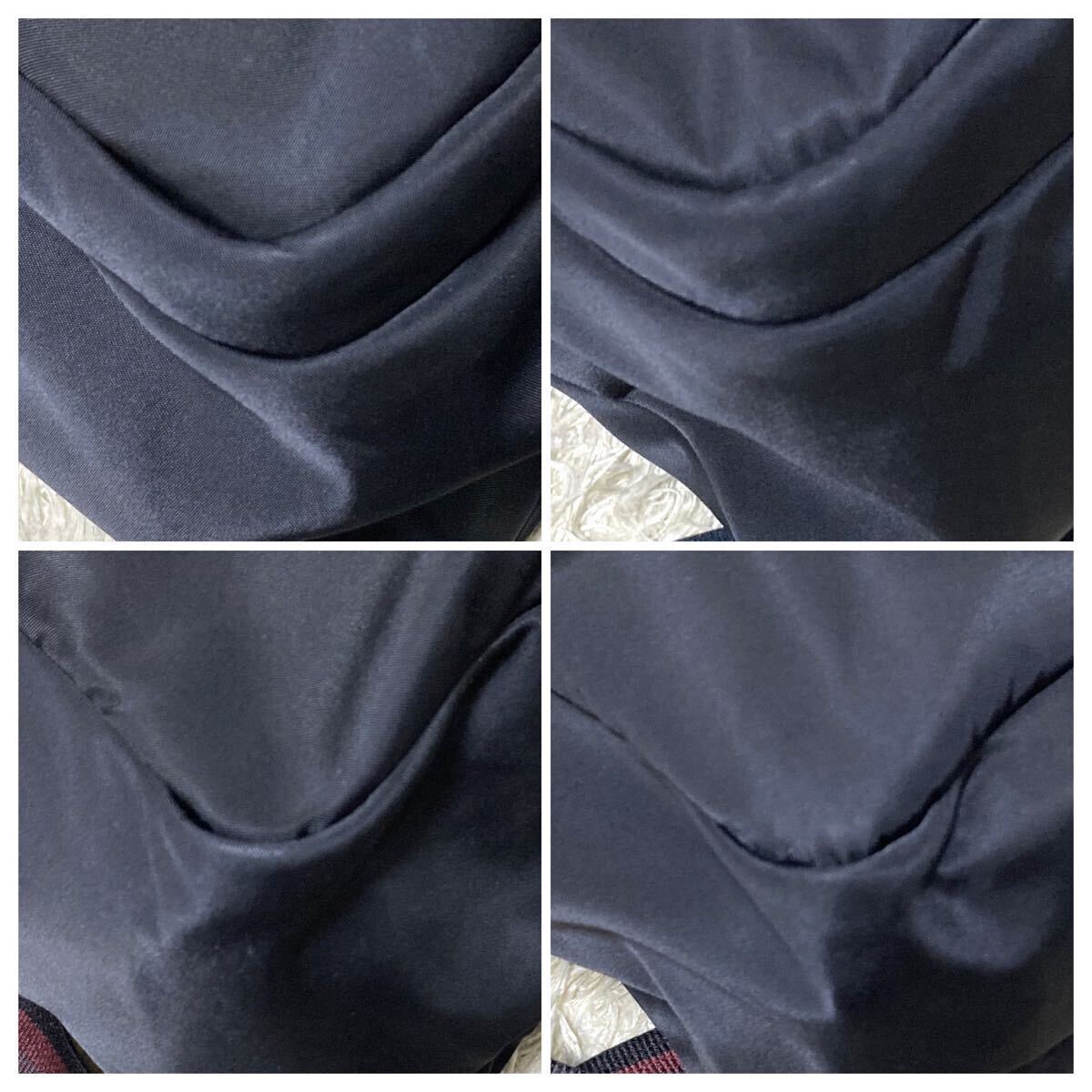 1 иен ~ прекрасный товар Paul Smith мужской портфель сумка на плечо кожа нейлон черный бизнес 2way ходить на работу посещение школы мульти- полоса 