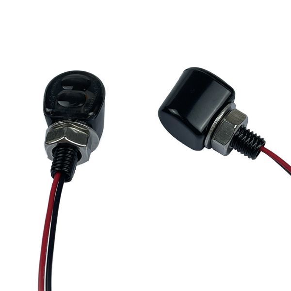 車検対応 バイク led ミニ ウインカー ポジション 汎用 極小 小型 アンバー ハーレー アメリカン カフェレーサー 4個セット リレー付 N524_画像9
