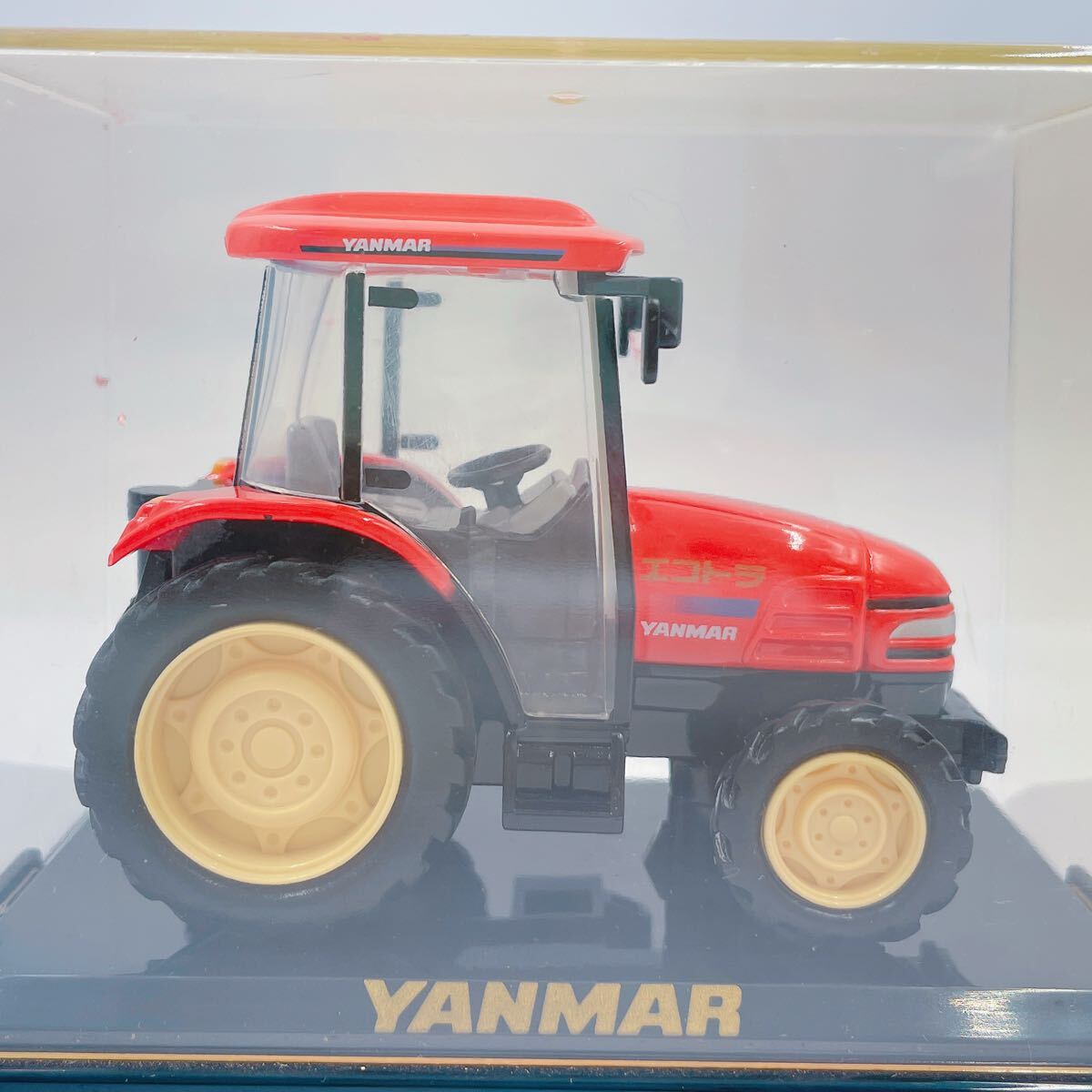 11B084 【1円〜】YANMAR ヤンマー エコトラ ミニチュアモデル ミニカー トラクター 耕運機 農機 ミニチュア フィギュア ホビー _画像6