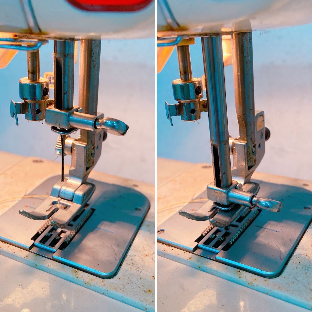 11B041 【1円〜】JUKI ジューキ flora 5000 ミシン HZL-5000 裁縫道具 裁縫 手芸 ハンドメイド 家電 針とプーリーの連動稼働 ケース付 _画像7