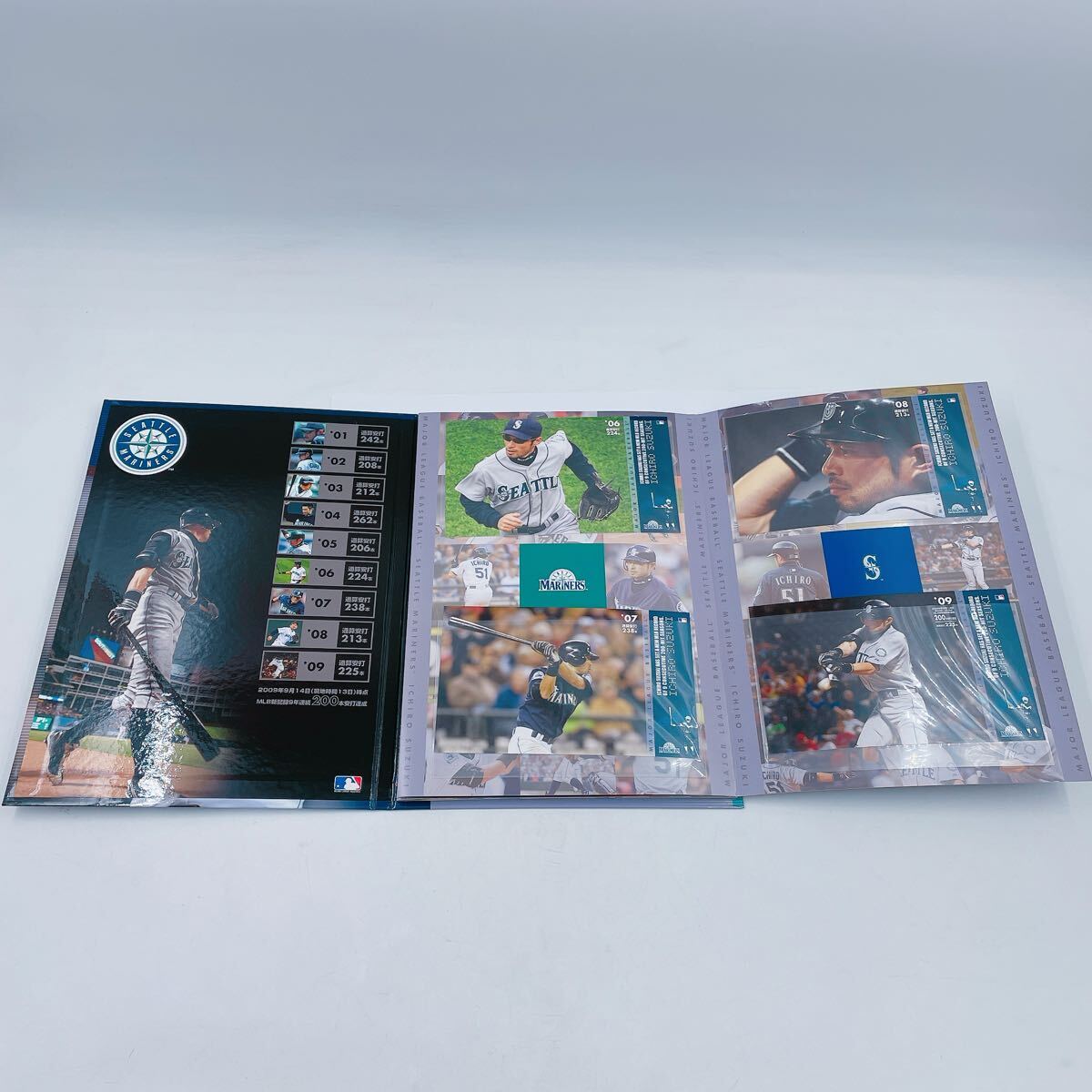 11B064 【1円〜】イチロー 記録達成記念 プレミアムフレーム 切手 セット MARINERS 鈴木一朗 コレクション_画像4