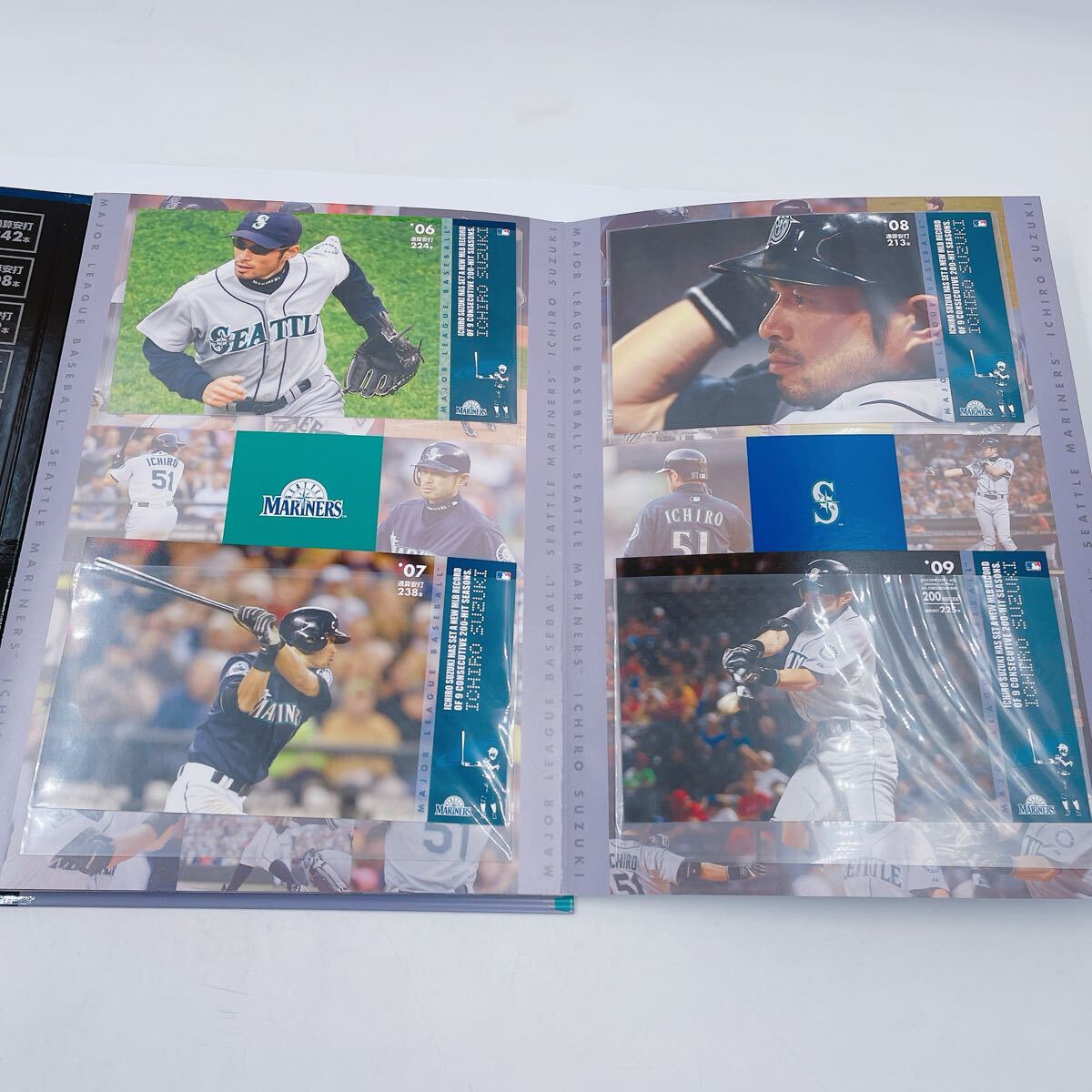 11B064 【1円〜】イチロー 記録達成記念 プレミアムフレーム 切手 セット MARINERS 鈴木一朗 コレクション_画像5