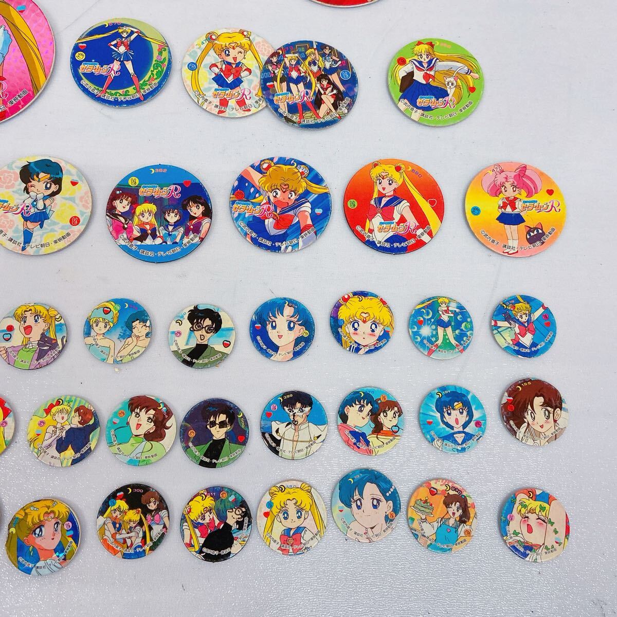 11D011 セーラームーン まとめ カード めんこ シール 美少女戦士セーラームーン うさぎ ルナ ちびうさ 他_画像4