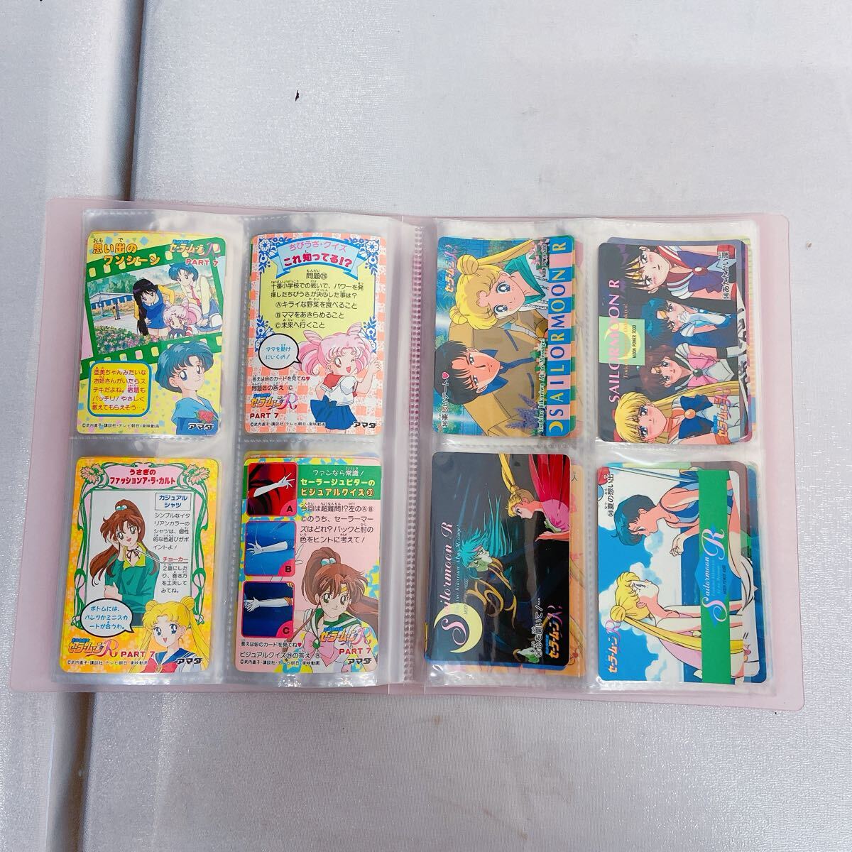 11D011 セーラームーン まとめ カード めんこ シール 美少女戦士セーラームーン うさぎ ルナ ちびうさ 他_画像7