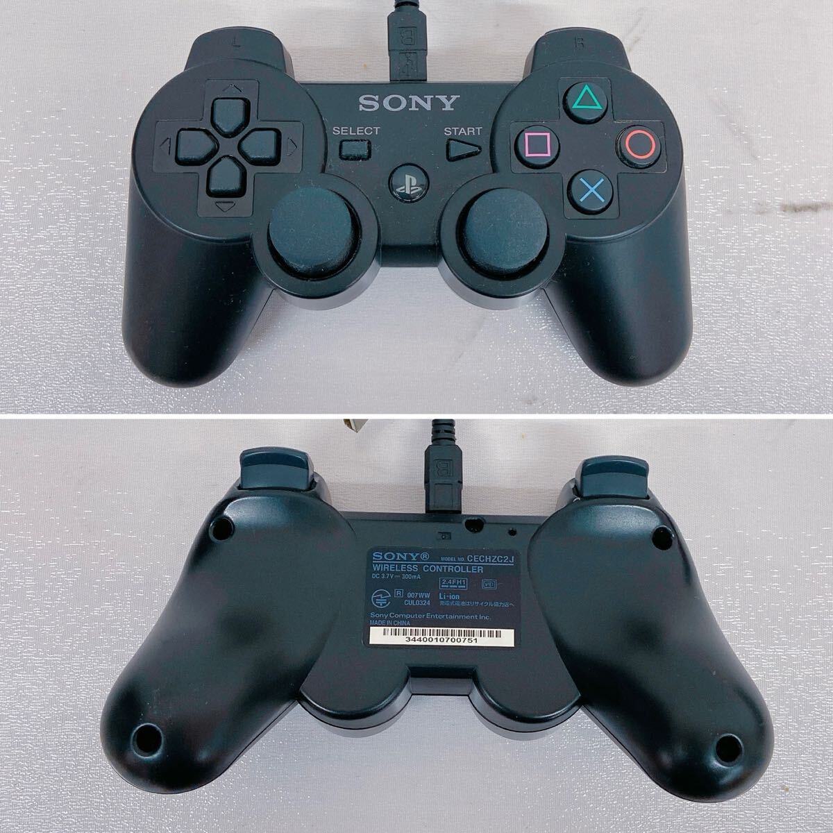 11D012 SONY ソニー PS3 PlayStation3 CECH-2000A プレイステーション ゲーム 元箱/取説/コントローラー付_画像5