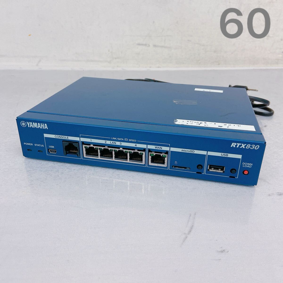 11F065 YAMAHA ヤマハ ルーター RTX830 ブルー_画像1