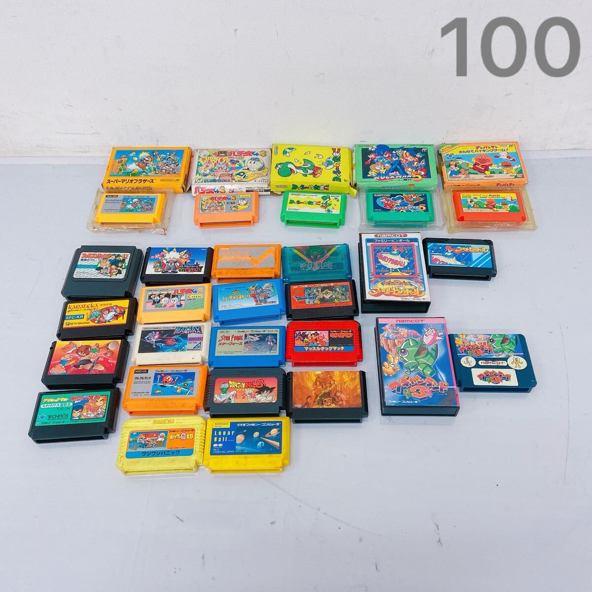 11D015 【1円〜】ファミコン ソフト まとめ スターフォース ガチャポン戦士 ドラゴンボール スーパーマリオブラザーズ 他 任天堂 Nintendo_画像1