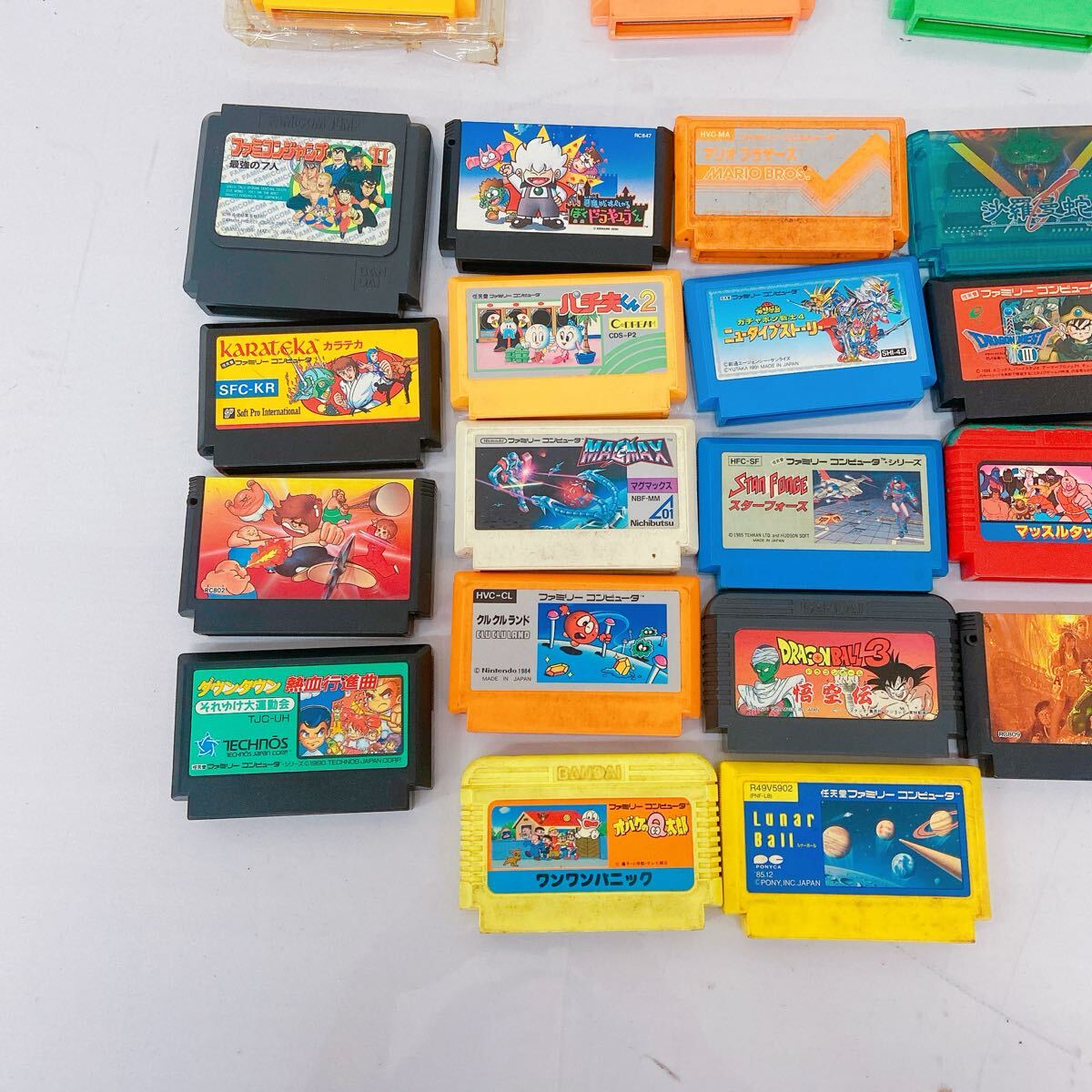 11D015 【1円〜】ファミコン ソフト まとめ スターフォース ガチャポン戦士 ドラゴンボール スーパーマリオブラザーズ 他 任天堂 Nintendo_画像3