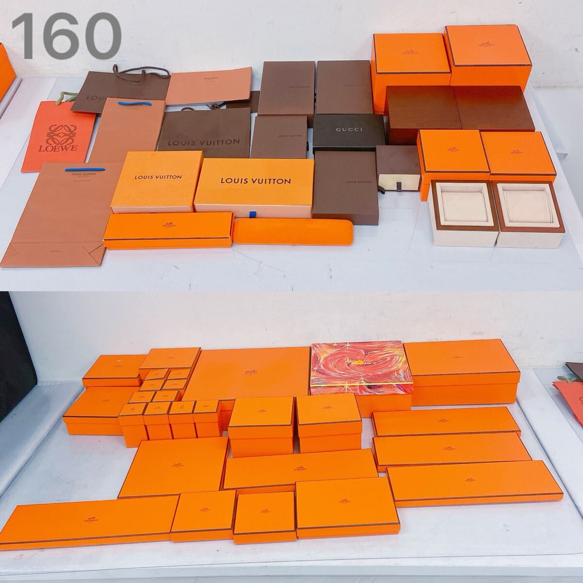 11D020 ブランド 空箱 まとめ 大量 LOUIS VUITTON ルイ・ヴィトン HERMES エルメス_画像1