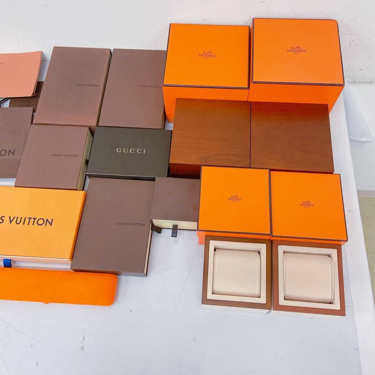 11D020 ブランド 空箱 まとめ 大量 LOUIS VUITTON ルイ・ヴィトン HERMES エルメス_画像2
