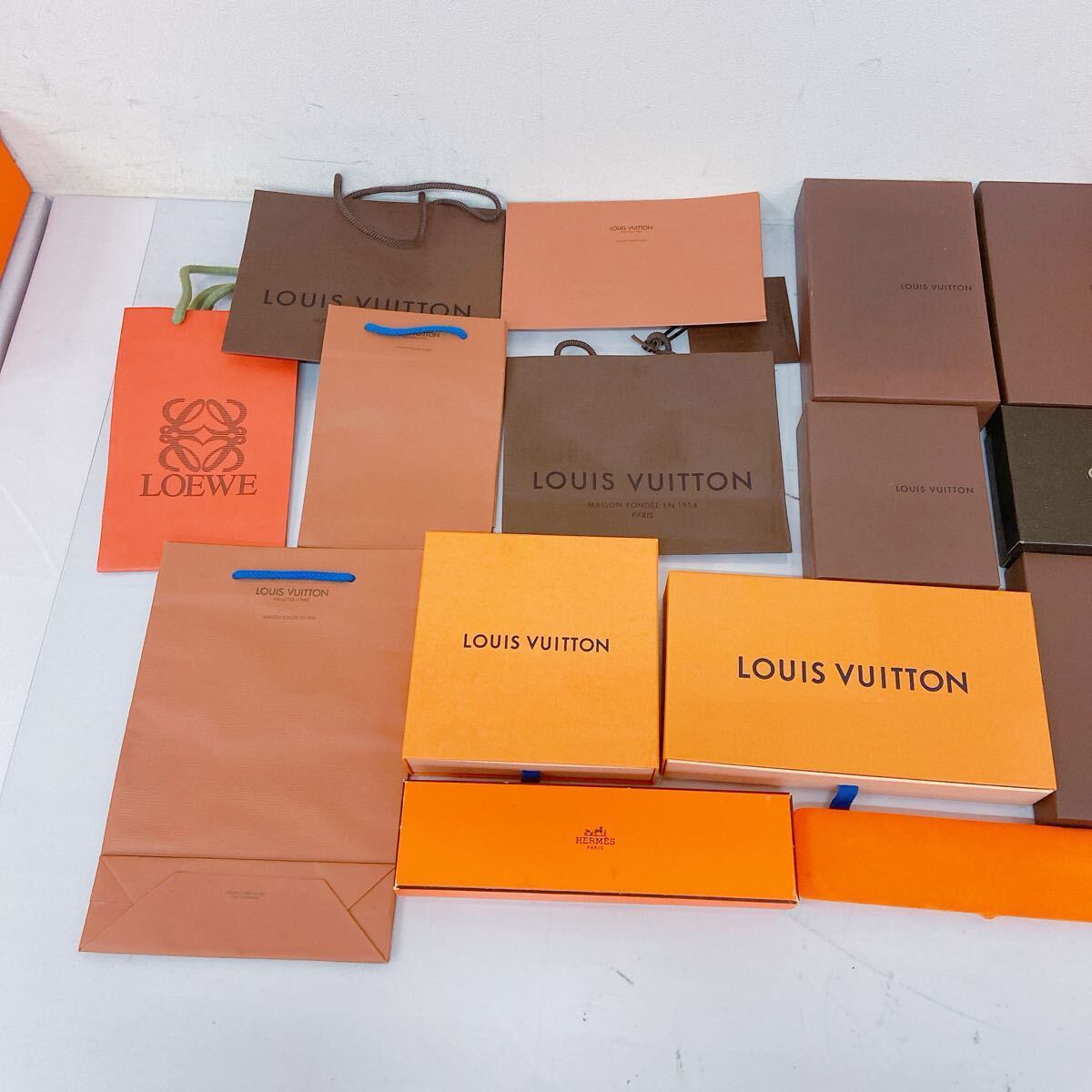 11D020 ブランド 空箱 まとめ 大量 LOUIS VUITTON ルイ・ヴィトン HERMES エルメス_画像5