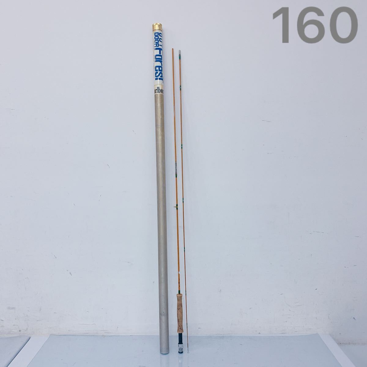 11B009 ハーディー 釣竿 フライロッド 竹製 バンブー ロッド イワナ釣り 釣具 サイズ全長約130.128(全て約cm)素人採寸_画像1