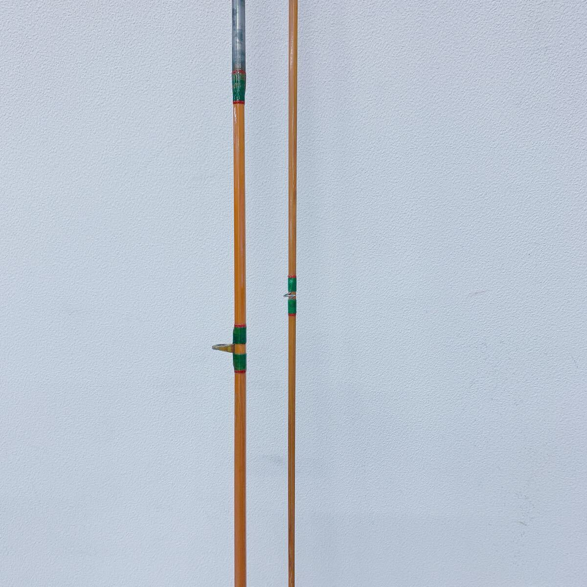 11B009 ハーディー 釣竿 フライロッド 竹製 バンブー ロッド イワナ釣り 釣具 サイズ全長約130.128(全て約cm)素人採寸_画像4