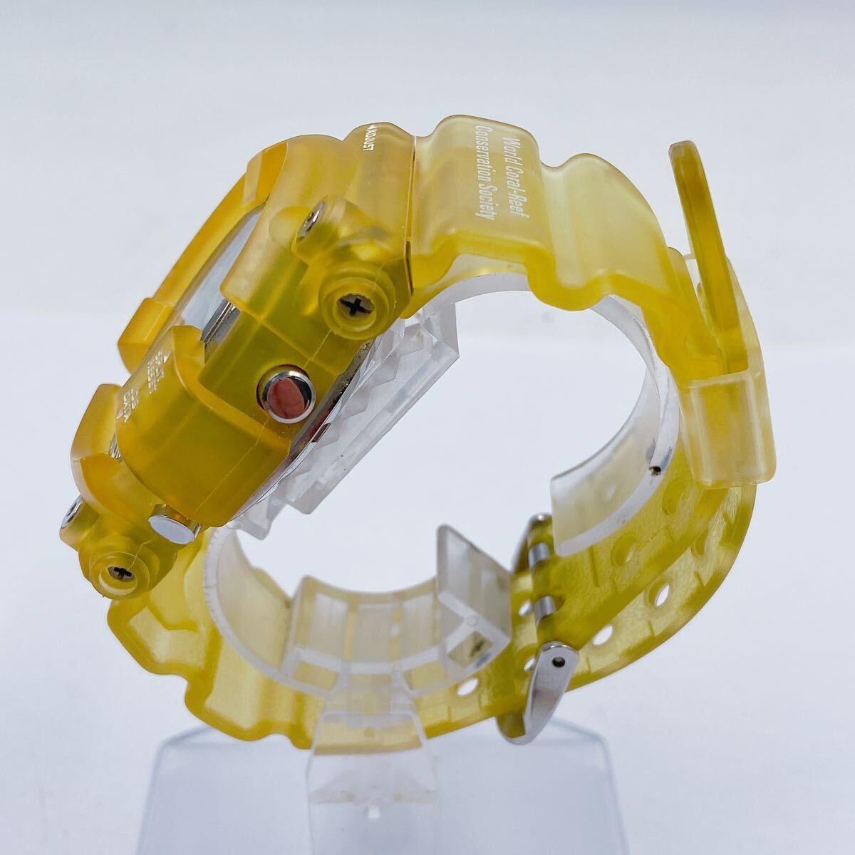 11E049 CASIO カシオ G-SHOCK Gショック FROGMAN フロッグマン デジタル 腕時計 DW-8201WC 時計 服飾小物 ファッション スケルトン クリア_画像5