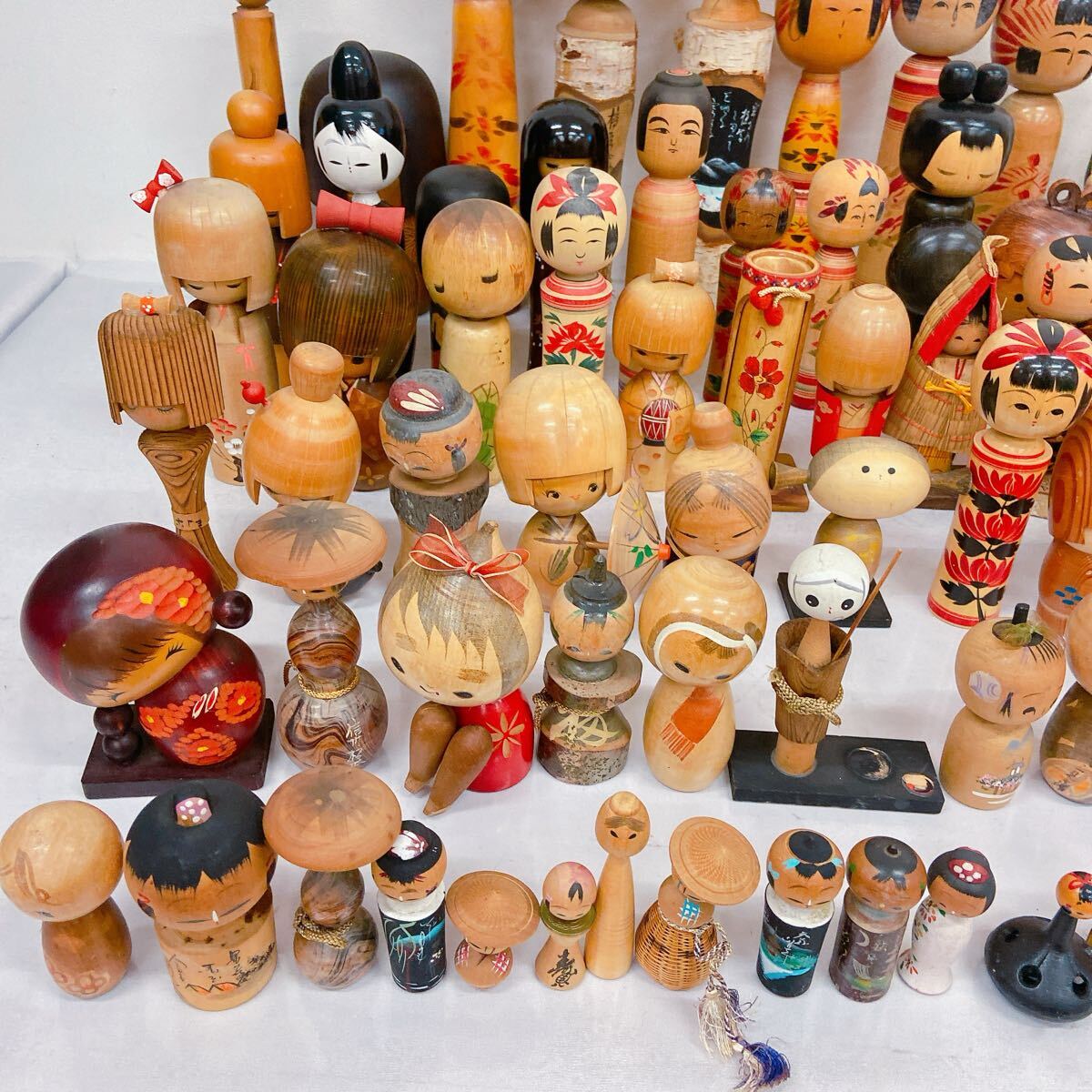 11Y003 [1 иен ~] kokeshi суммировать кукла Япония искусство изобразительное искусство традиция коллекция украшение 