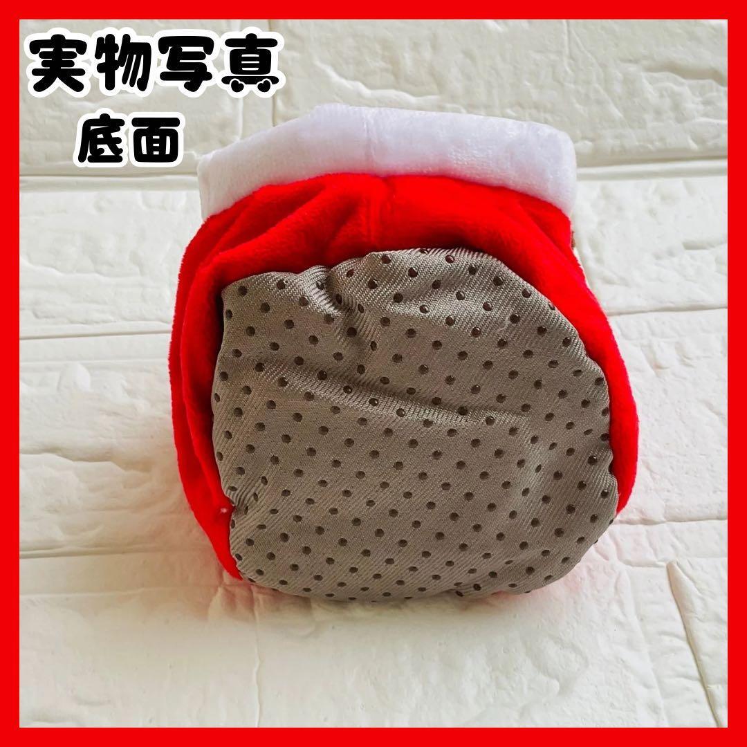 ハムスターハウス ふわもこ 冬用 即暖ベッド ふわふわ モコモコ トナカイ 赤 小動物 ペット 家族_画像5