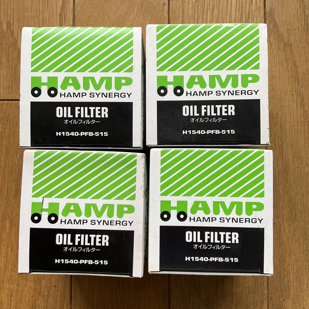 【未使用新品】ホンダ オイルエレメント 4個セット H1540-PFB-515 JA1 JA4 PP1 JW1 JW4 ZE1 ライフ ビート トゥデイ インサイト HAMP HONDA_画像1