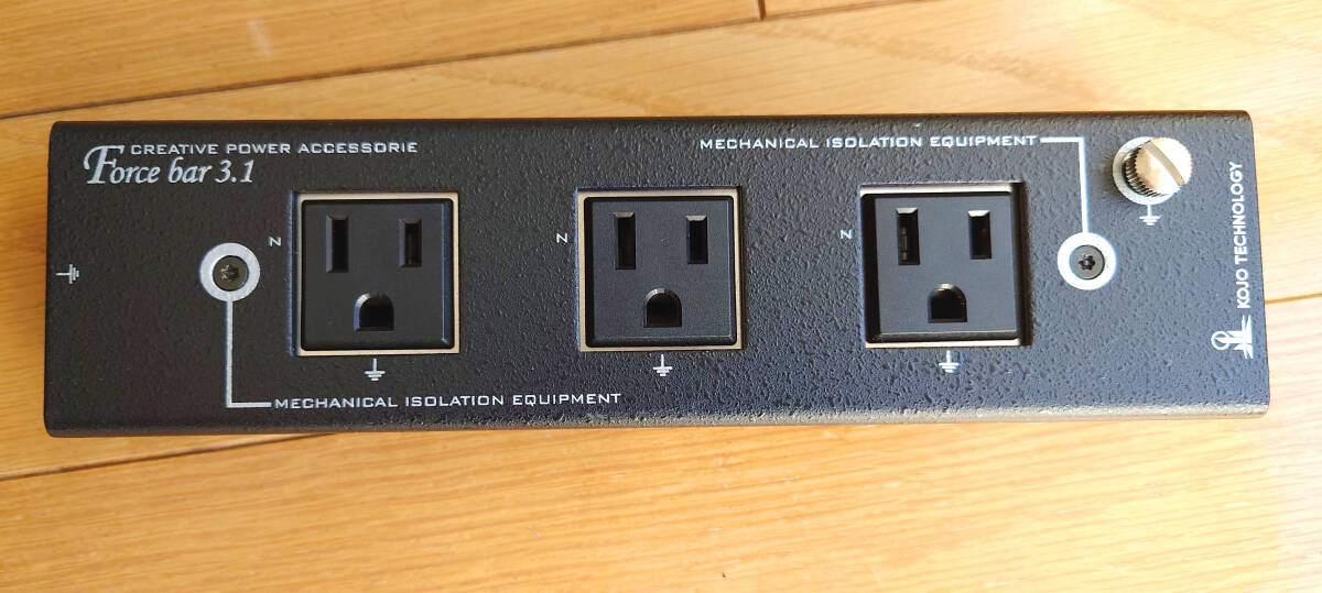 kojo Force bar 3.1 オーディオ 電源タップ ／ Crystal クリスタル3.1 お探しの方もご検討を_画像1