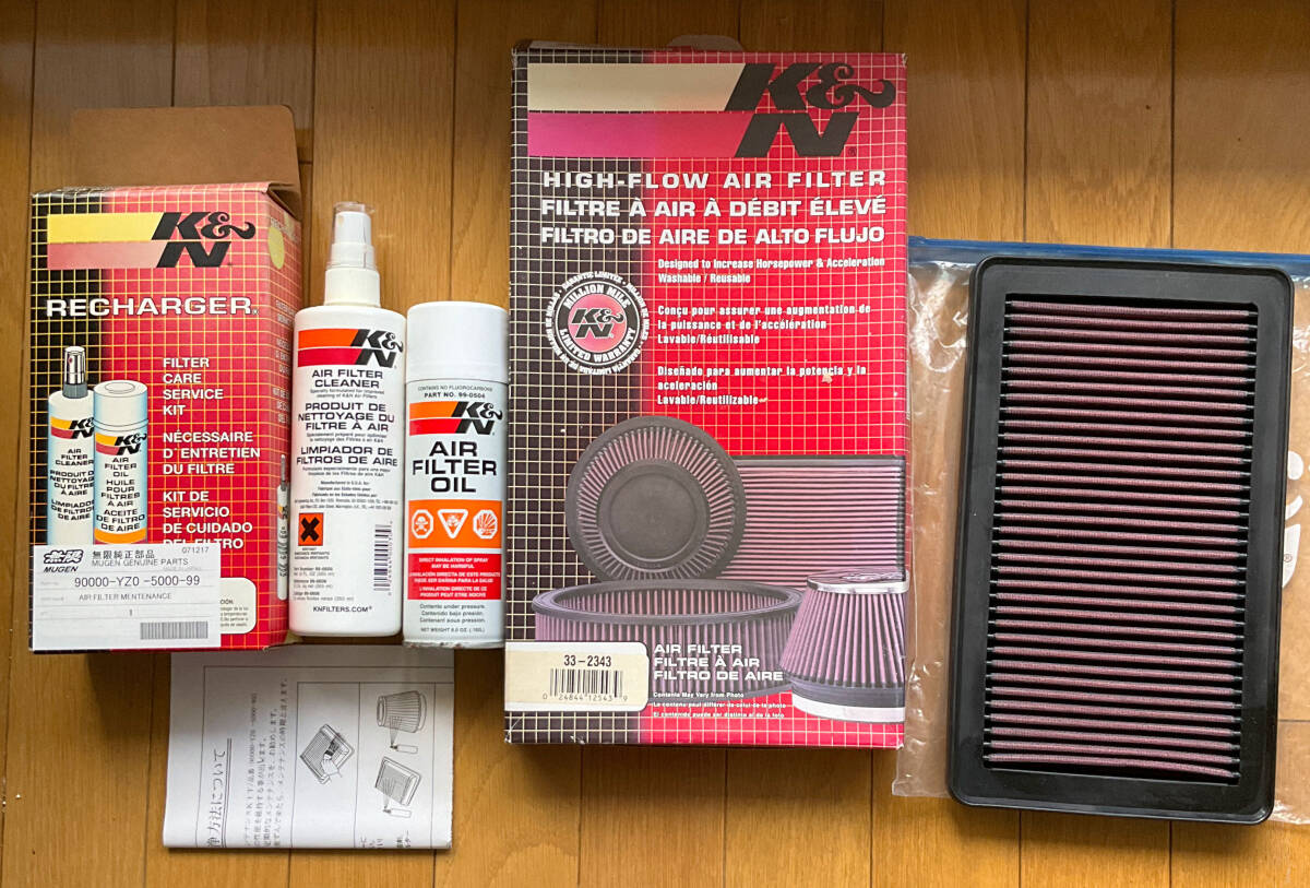 K&N 純正交換 エアフィルター エアクリ メンテナンスキット オイル K20A honda civic FD2 ホンダ シビック リプレイスメント REPLACEMENT_画像1