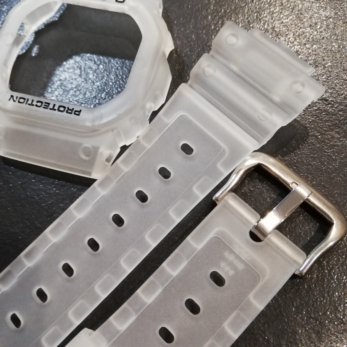 G-SHOCK用 ジーショック ベゼル・バンドセット【スケルトン】 5600系 交換用 互換・社外品_画像3