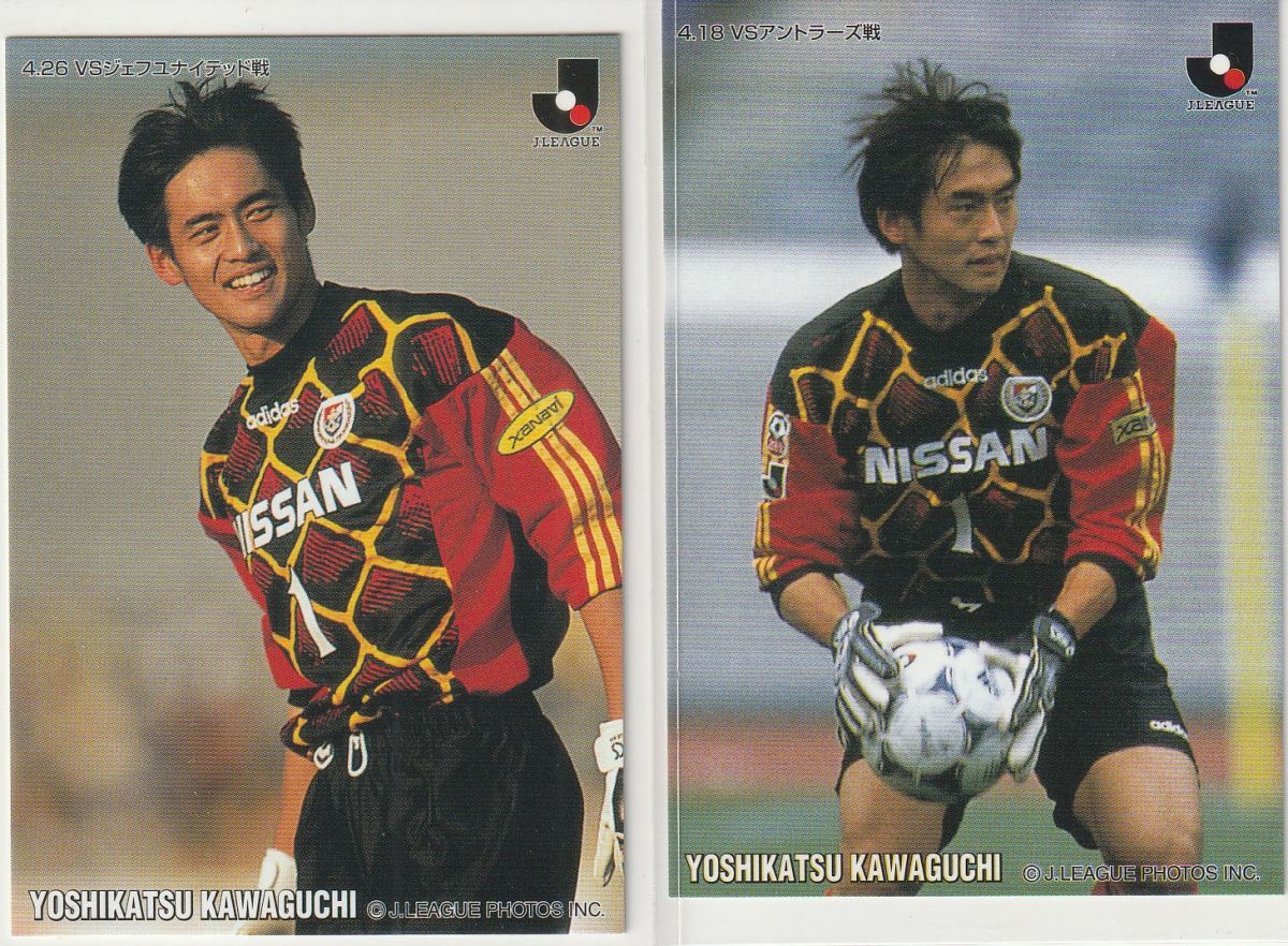 ●1998カルビー/Jリーグ【川口 能活】レギュラーカード No.20 or 177:横浜マリノス_画像1