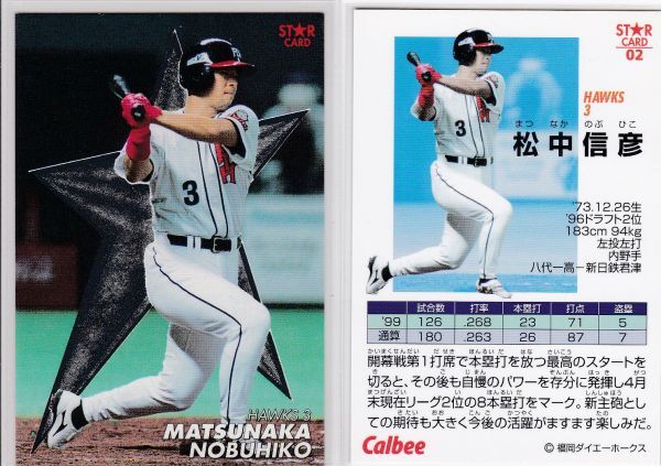 *2000 Calbee [ сосна средний доверие .] Star Card S-02: Hawk sR2