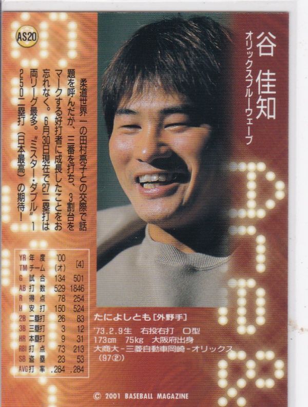 *2001BBM/DH [...] Ace &slaga-AS20: Orix R2