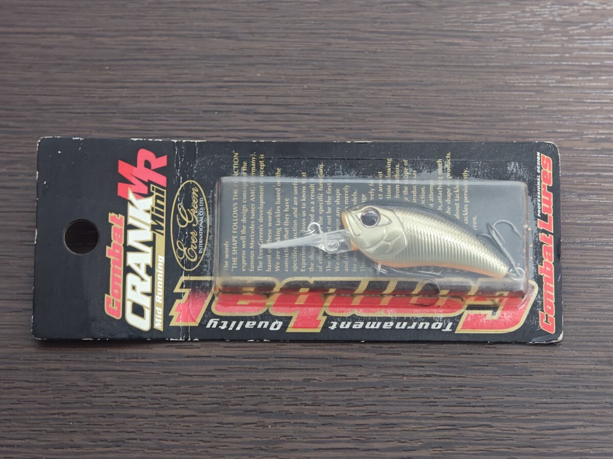 【 新品 キンクロ 】 エバーグリーン コンバットクランク ミニ EVER GREEN Combat CRANK Mini MR 4.4cm 5.5g # ブラックバス 根魚 _画像1