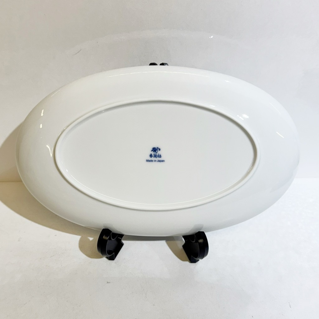 香蘭社/KORANSHA●相思花 オーバルプレート 2枚セット●未使用品・保管品_画像3